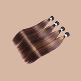 Tissage Straight | Chatain Méché | T1B4/30#
