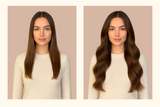 Avant Après Extensions Cheveux 100% Naturels