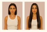 Avant Après Extensions Cheveux 100% Naturels