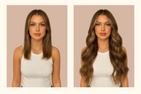 Avant Après Extensions Cheveux 100% Naturels
