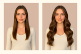 Avant Après Extensions Cheveux 100% Naturels