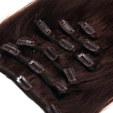 Brown steep clip extensions