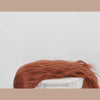 Parrucca lunga ondulata rossa