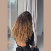 Afro Curly Ombre Braun Schokolade Blond Clip Extensions