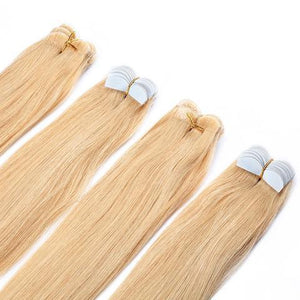 Extensions Tapes / Adhésives Raides Blond 46 Cm 50 Gr extensions cheveux