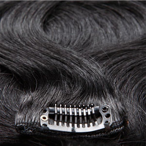 Clips Ondulés Couleur Unie Noir 50 Cm 120 Gr extensions cheveux
