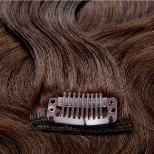 Clips Ondulés Couleur Unie Brun 50 Cm 120 Gr extensions cheveux