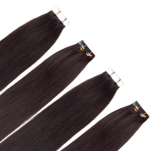 Extensions Tapes / Adhésives Raides Brun 46 Cm 50 Gr extensions cheveux