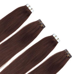 Extensions Tapes / Adhésives Raides Chocolat 46 Cm 50 Gr extensions cheveux
